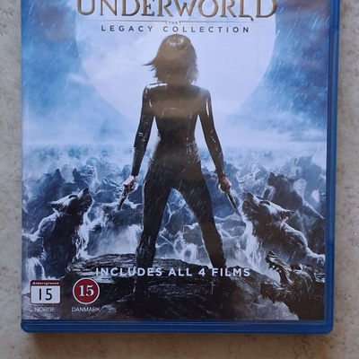 Underworld, 4 x blu-ray. Koko sarja