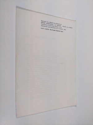 Curt Olsson : The Finnish Supreme Court (reprinted from E...