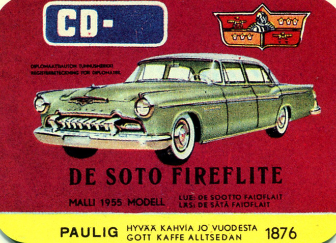 DE SOTO FIREFLITE, Minimoi nro: 1674