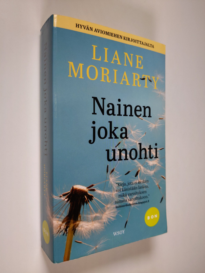 Liane Moriarty : Nainen joka unohti