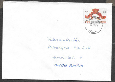 Postilähetys - Pohjola 1980 (LAPE 869) Sälinkää 26.11.1980