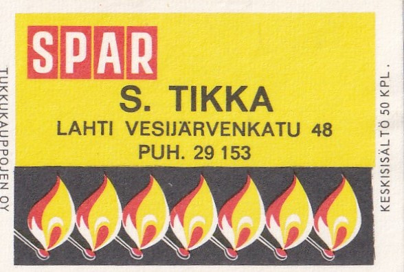 Lahti. S. Tikka.  SPAR   ,   b420
