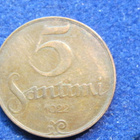 5 santimi 1922 Latvia - pikkukuva 1
