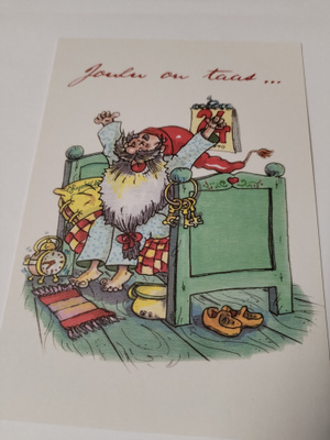 Joulu  kortti,kulkematon.