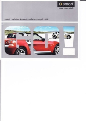 Smart Roadster & Roadster-Coupe -esite, 2003
