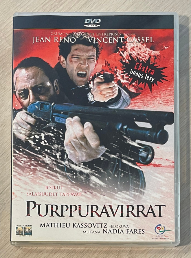 Purppuravirrat (2000) Jean Reno & Vincent Cassel (2DVD)