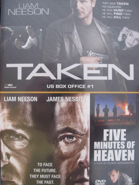 TAKEN / FIVE MINUTES OF HEAVEN DVD
