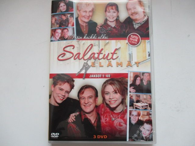 DVD SALATUT ELÄMÄT JAKSOT 1-40
