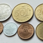 1 p - 1 mk, circ+unc v. 1969 - pikkukuva 1