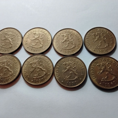 Suomi-kolikot yht. 18 kpl