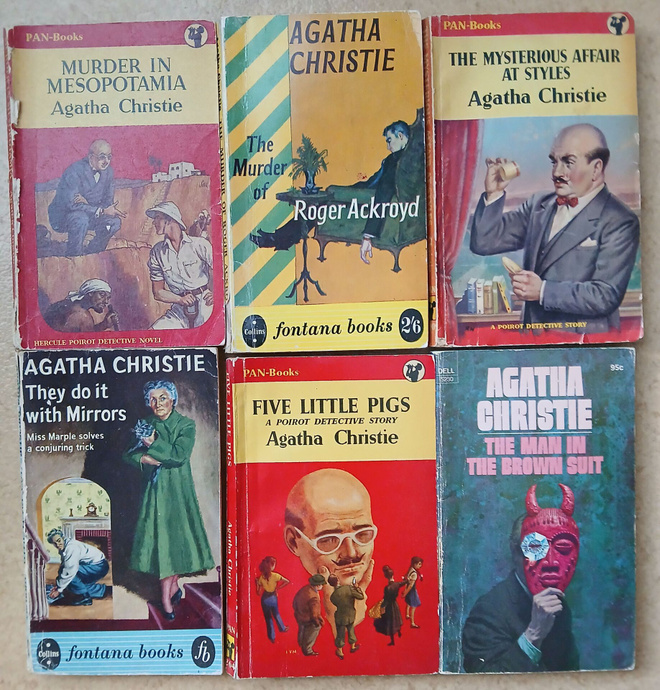 6 x Agatha Christie english