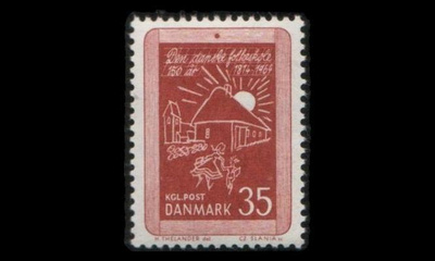 Tanska 420x ** Kansakoulu 150v x-paperi (1964)