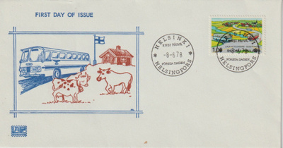 1978 Linja-autoliikenne merkin FDC-kirje