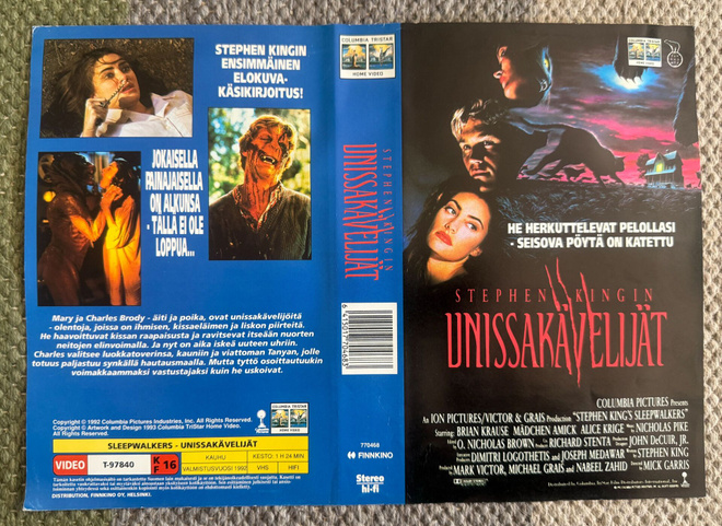 VHS KANSILEHTI : UNISSAKÄVELIJÄT / SLEEPWALKERS