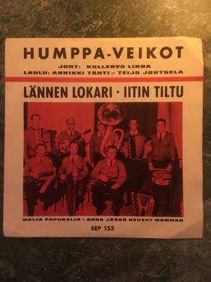 (7" EP) Humppa-Veikot - Lännenlokari / Iitun Tiltu