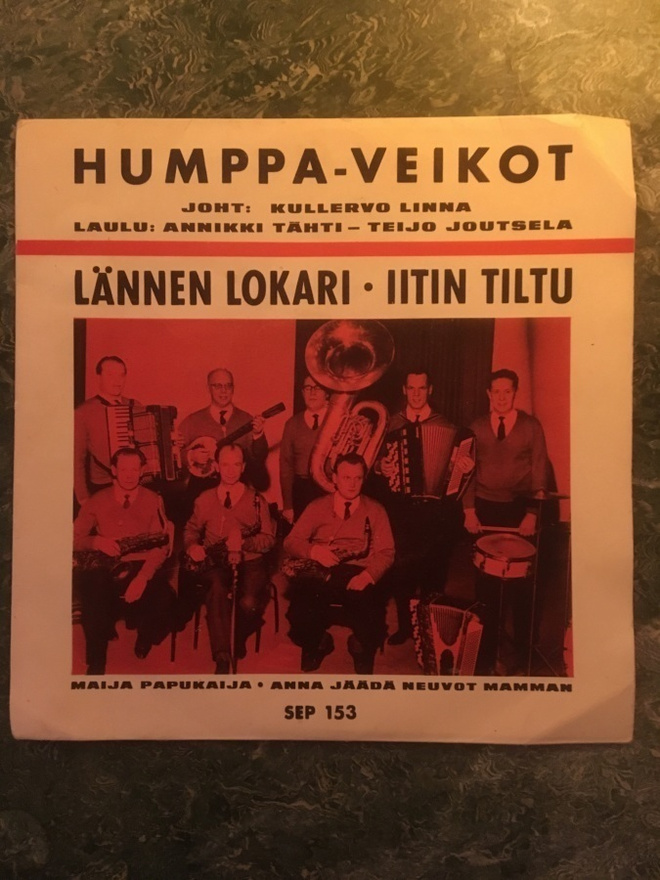 (7" EP) Humppa-Veikot - Lännenlokari / Iitun Tiltu