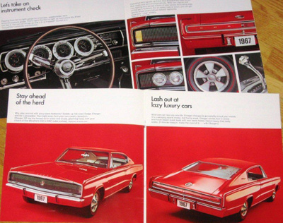 1967 Dodge Charger esite - KUIN UUSI - 12 sivua