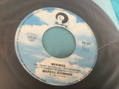 Markku Suominen Merimies Finnlevy single STINGIÄ! 1987