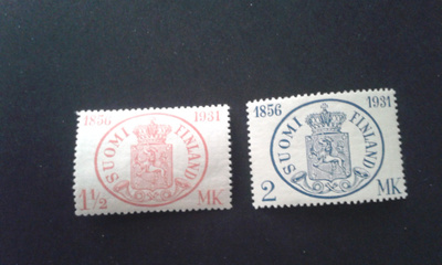 1931 suomen postimerkit 75v**