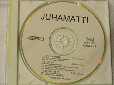 Juhamatti • Kiitos rakkaani CDr Maxi-Single