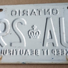 ONTARIO rekisterikilpi 1973 ? - viim. verotarra 1995 - pikkukuva 2