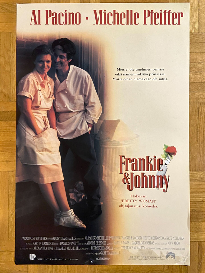 Vanha elokuvajuliste: Frankie & Johnny