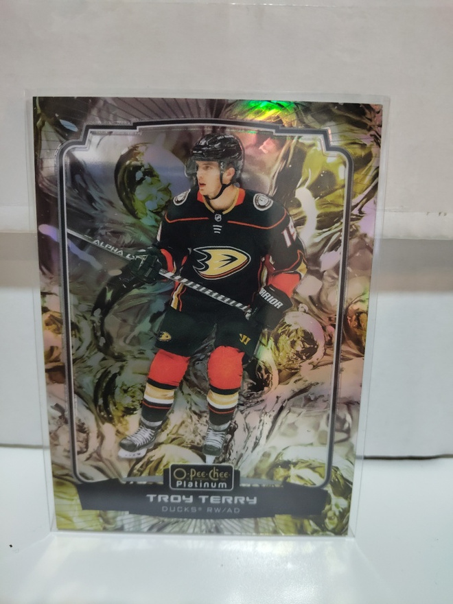 2022-23 O-Pee-Chee Platinum Liquid Metal #81 Troy Terry /349