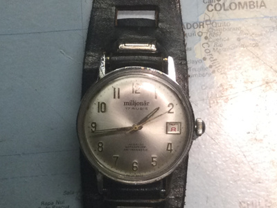 MILJONÄR swiss made 17rubis käyvä