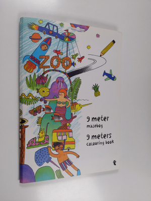 9 meter malebog = 9 meters colouring book = 9 metrin väri...
