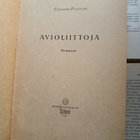 Charles Plisnier - Avioliittoja: romaani (sid.) - pikkukuva 2