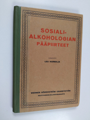 Leo Harmaja : Sosialialkohologian pääpiirteet