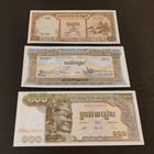 Cambodia 20, 50, 100 Riels 1955-56, P5-P7-P8, UNC - pikkukuva 1