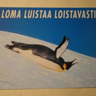 Pingviini laskee mäkeä - loma luistaa loistavasti, ei p. - pikkukuva 1