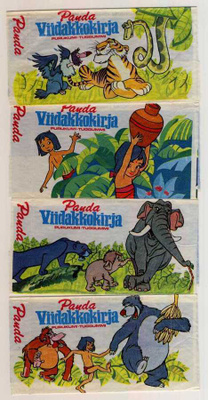 Pandan Viidakkokirja, kaikki 4 käärettä!