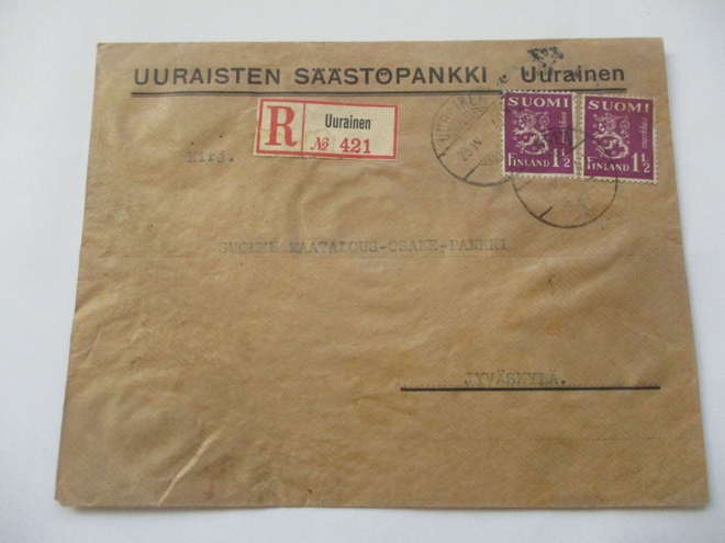 1930 Uurainen R liikekuori