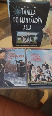 TÄÄLLÄ POHJANTÄHDEN ALLA ja AKSELI JA ELINA 2 dvd