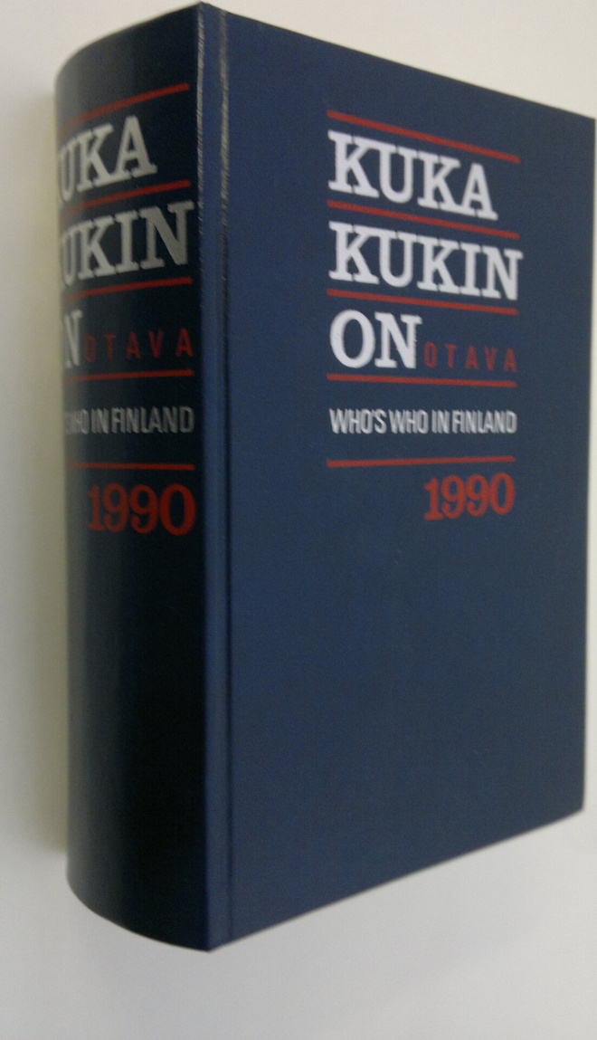 Kuka kukin on 1990 = Who's who in Finlanda 1990