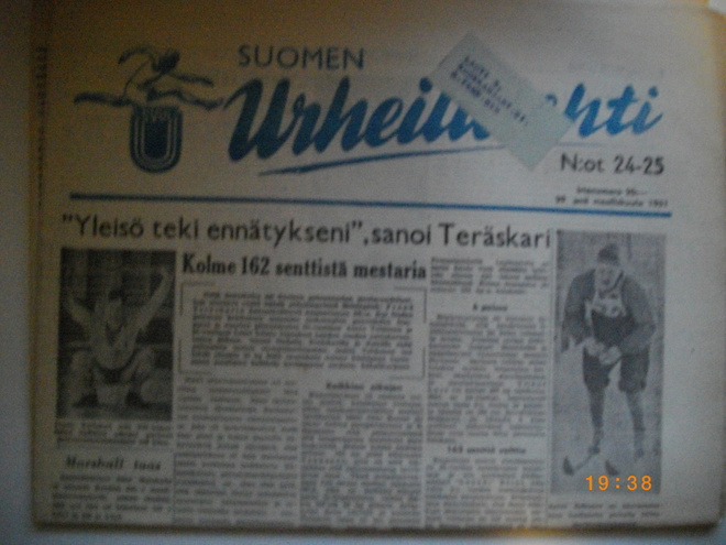 Suomen Urheilulehti Nro 24-25/1951 (25.2)