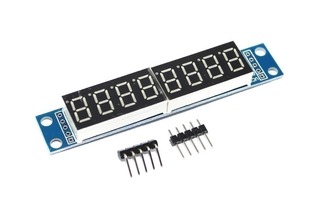 8 Digit 7-segmentti näyttö MAX7219
