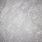 Luonnonvaalea kiehkura organza kangas 5m x150cm - pikkukuva 4