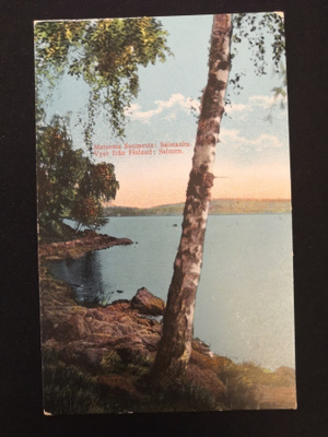 VANHA Postikortti Saimaa 1920-l