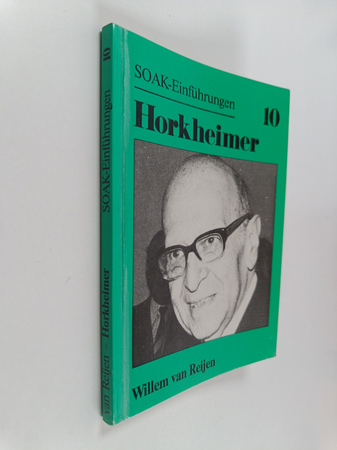 Willem van Reijen : Horkheimer zur Einfuhrung