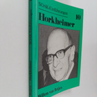 Willem van Reijen : Horkheimer zur Einfuhrung - pikkukuva 1