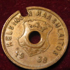 Helsingin kaasulaitos 1938. Kaasupoletti-Gas token - pikkukuva 2