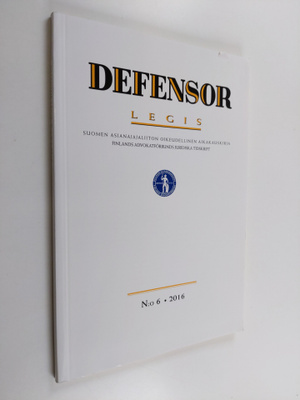 Defensor legis 6/2016 : Suomen asianajajaliiton äänenkann...