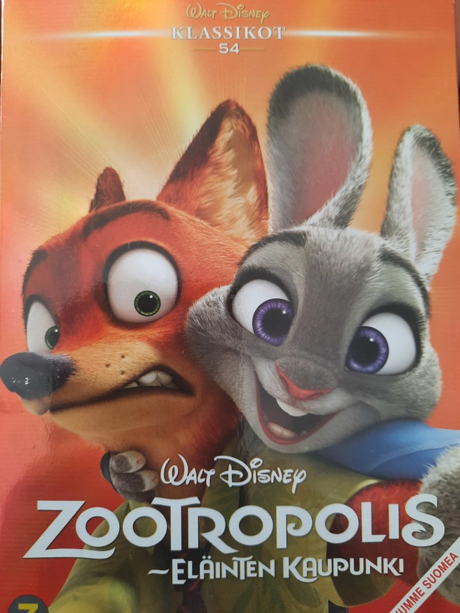 ZOOTROPOLIS - ELÄINTEN KAUPUNKI DVD SUOMIPUHE