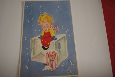 1950-luvun joulukortti
