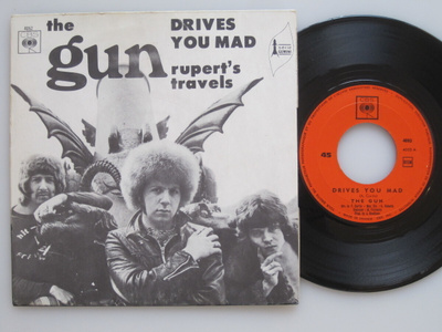 THE GUN Drives You Mad 7" vinyylisingle