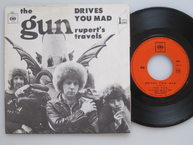 THE GUN Drives You Mad 7" vinyylisingle