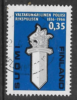 Valtakunnan poliisi 150v 1966 (LAPE 615) O